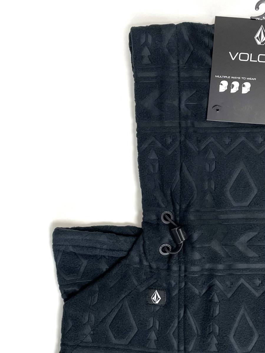 VOLCOM GIRL'S ボルコム K5552301BLK① 付けフード Hoodie フーディー ウォーマー ブラック色 スノボ 防寒具 ヴォルコム 新品即決 送料無料_画像2