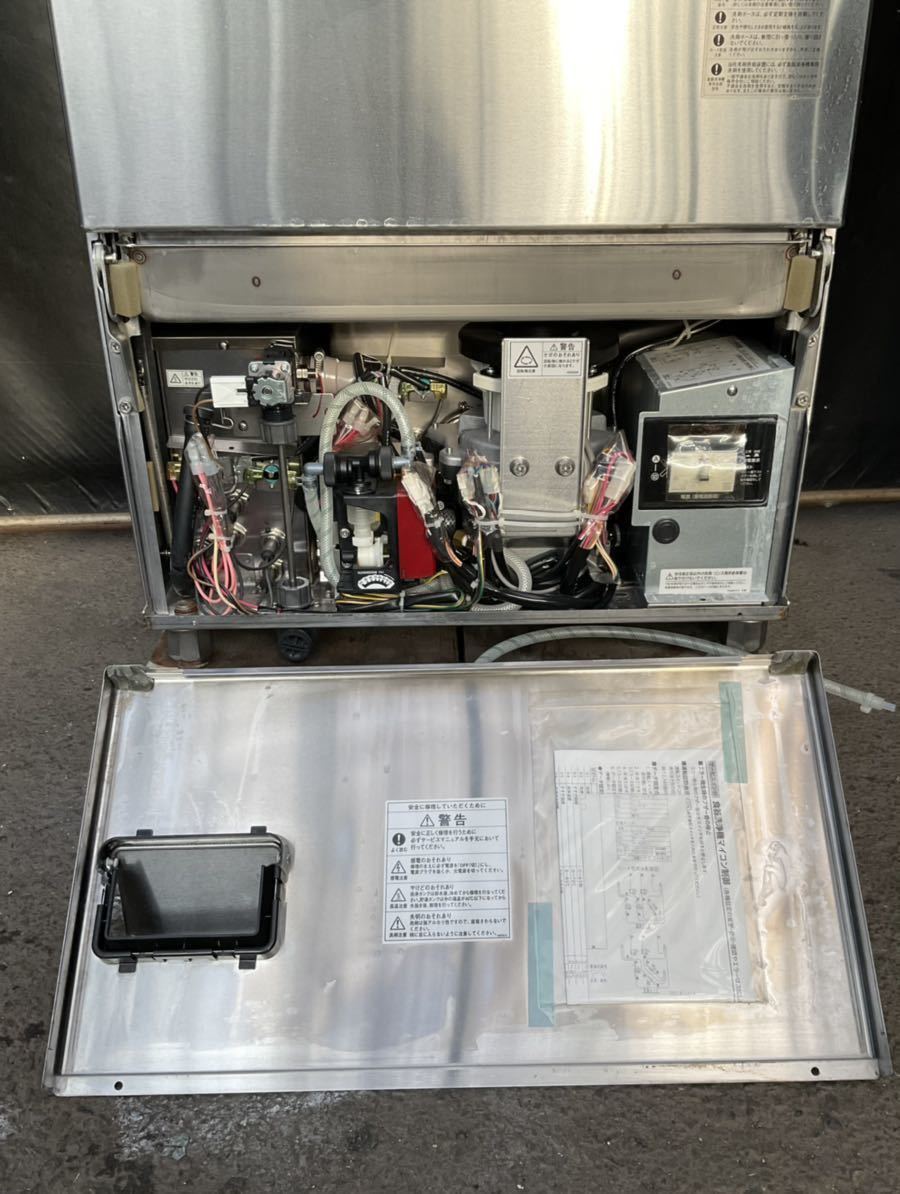 西濃運輸営業所どめ 中古良品2019年製ホシザキアンダーカウンター食器洗浄機 JWE-400TUB3-5 3相200V仕様 外寸(mm)W600×D600×H800_画像8