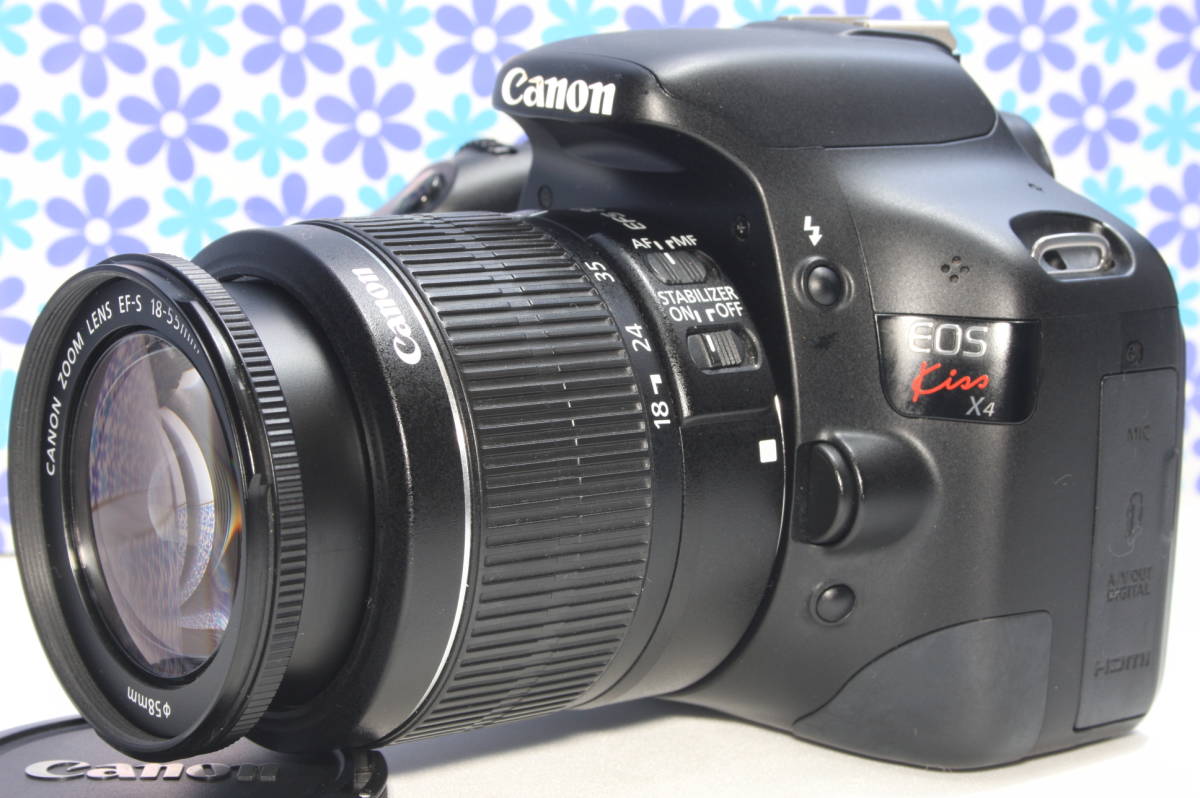 極上美品☆Canon キャノン kiss X4☆高画質☆フルHD動画☆軽量 ...