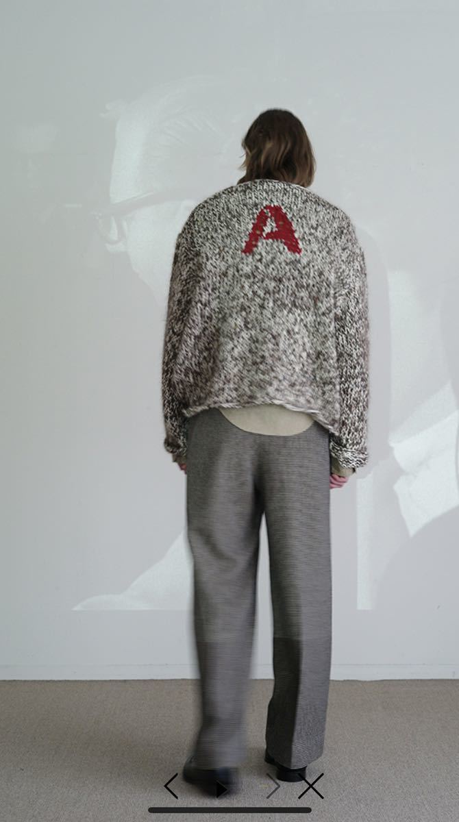 新作モデル SUNSEA 第八のセーター(手編み)エース ニット セーター