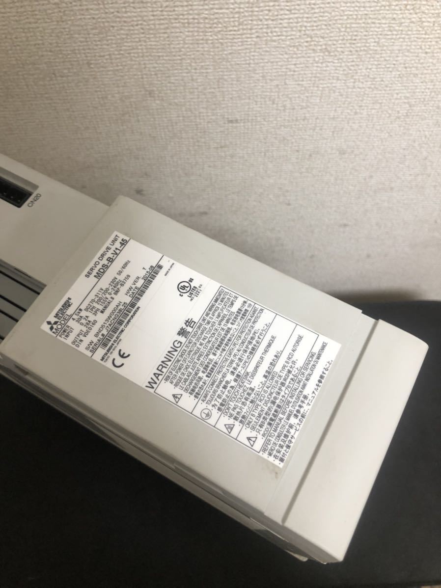未確認」MITSUBISHI三菱サーボアンプMDS-B-V1-45 ⑤ 未確認」MITSUBISHI三菱サーボアンプMDS-B-V1-45 ⑤