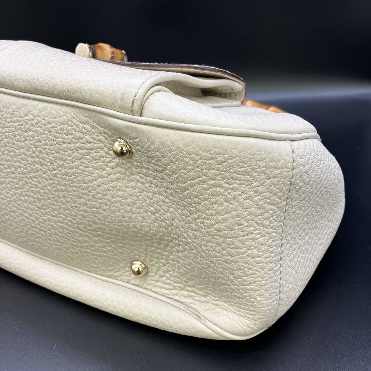 堅実な究極の ハンドバッグ 137383 ☆美品☆GUCCI バンブー 花柄