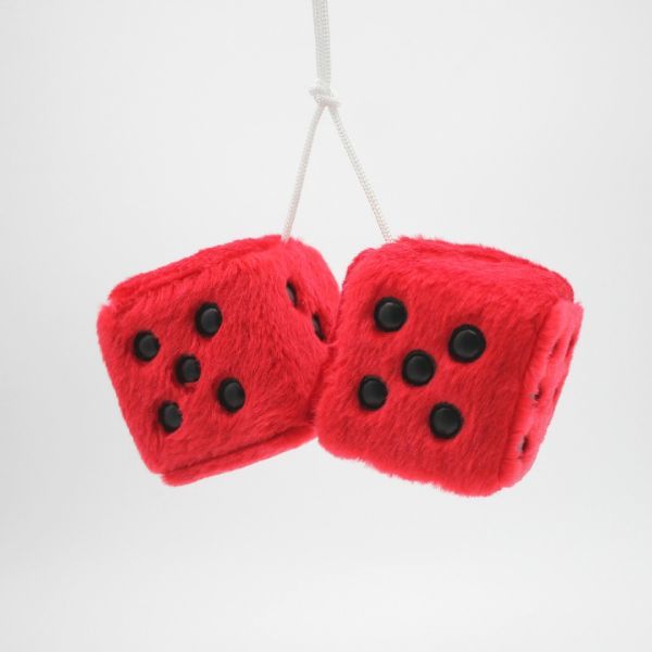  hanging dice rhinoceros koro red color room mirror in car accessory car suction pad attaching 7.5cm×7.5cm