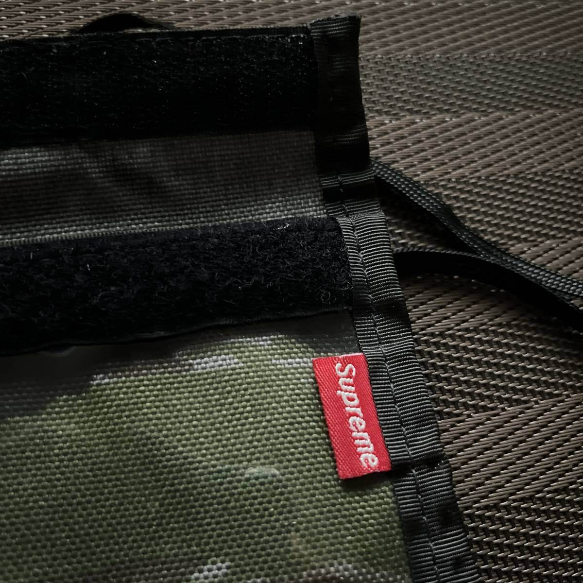 激レア 初期 95〜96モデル Supreme パスケース 迷彩 カモフラ Box Logo