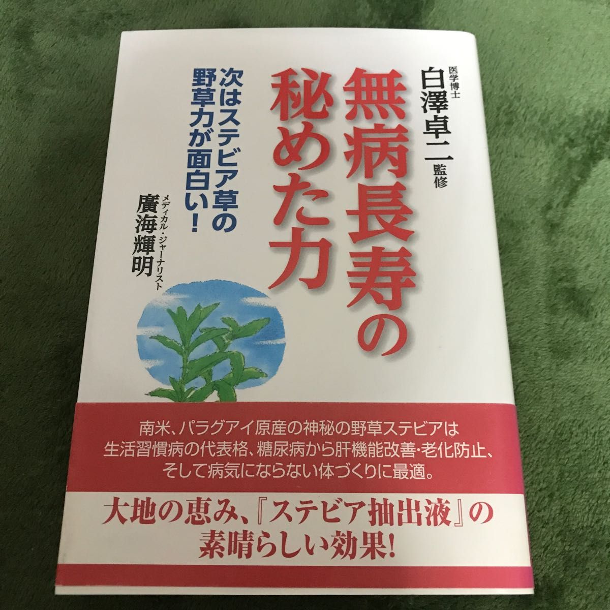 無病長寿の秘めた力　次はステビア草の野草力が面白い！ 廣海輝明／著　白澤卓二／監修