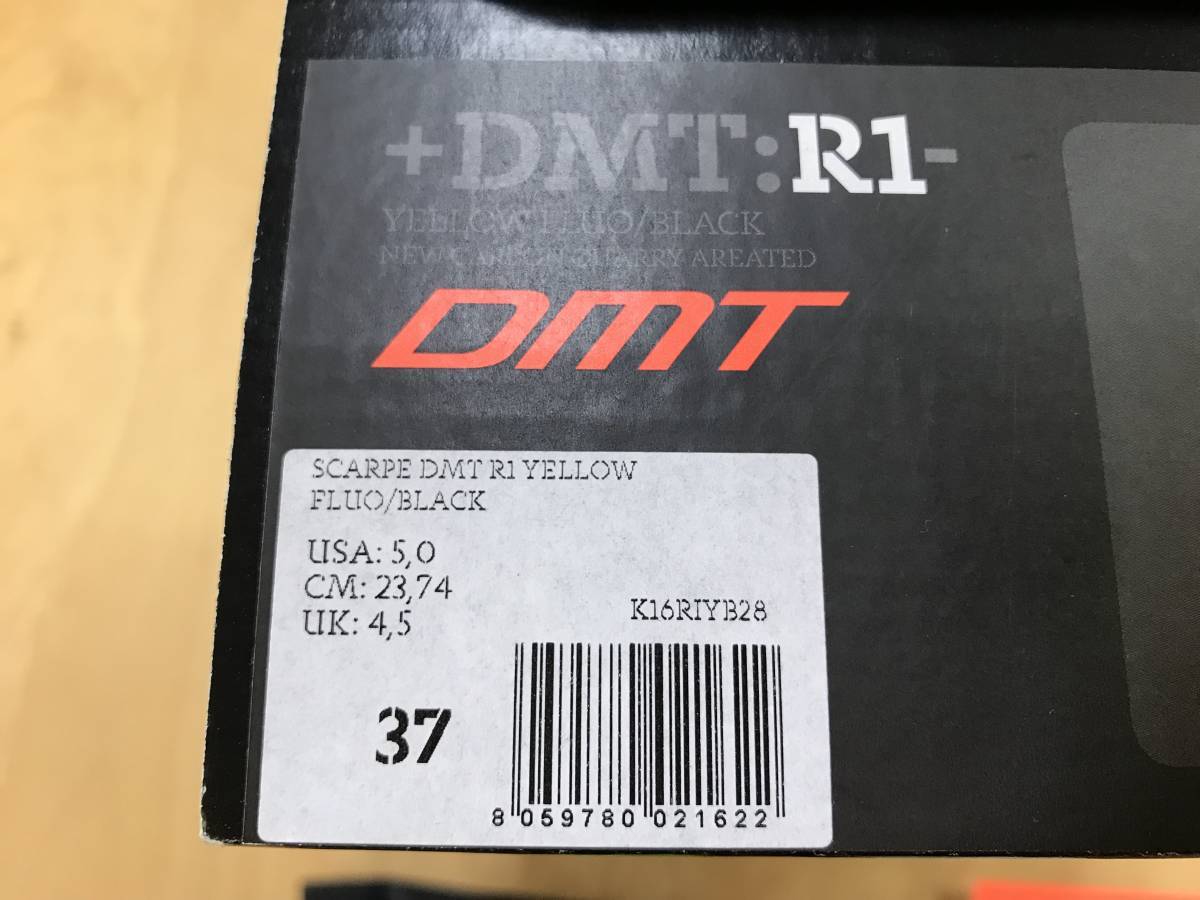 サイズ37 SCARPE DMT R1 YELLOWFLUO/BLACK