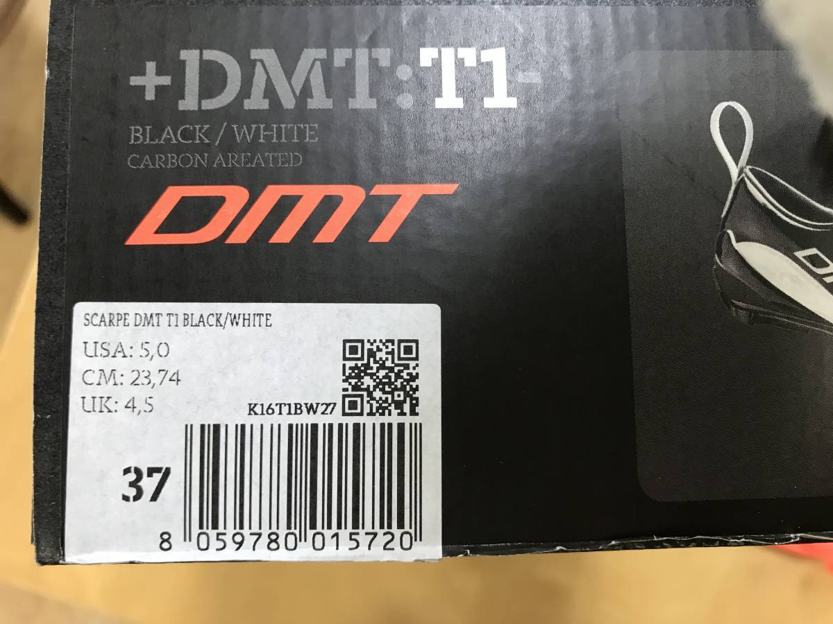 サイズ37 SCARPE DMT T1 BLACK/WHITE_画像2