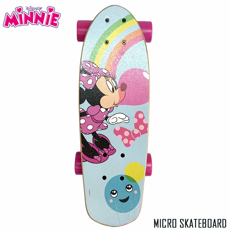スケートボード コンプリート スケボー 20inch ディズニー ミニーマウス 完成品 初心者 組立済