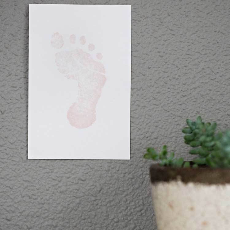 出産祝い 内祝い 手形 足形 ペアヘッド クリーンタッチ インク パッド ピンク pearhead 00009_画像4