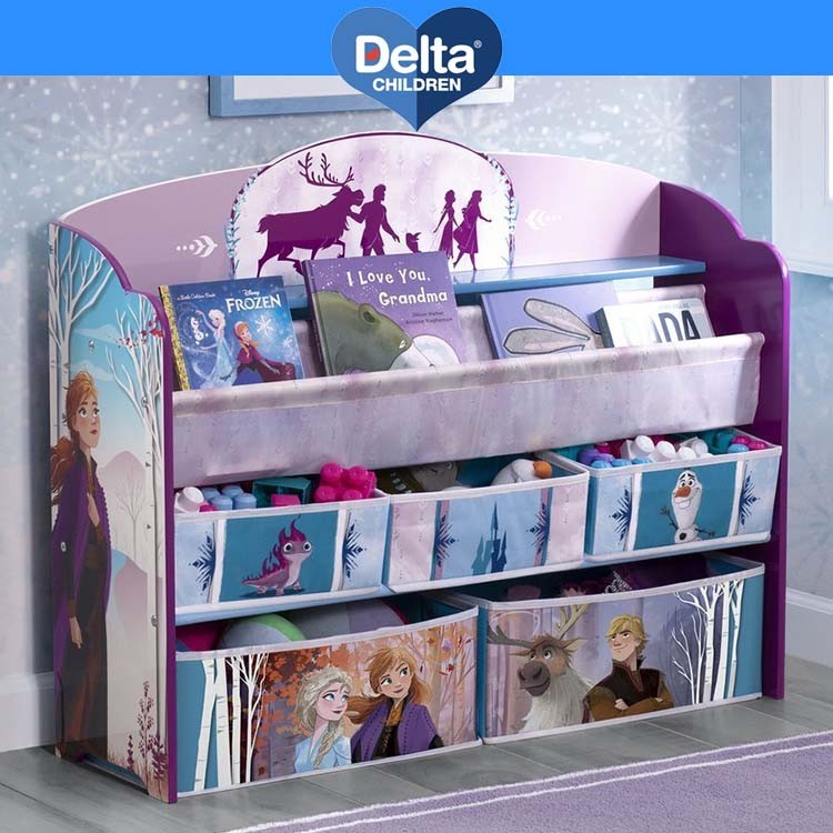 デルタ デラックス 本棚 おもちゃ箱 ディズニー アナと雪の女王2 子供用家具 子供部屋 収納 Delta_画像2