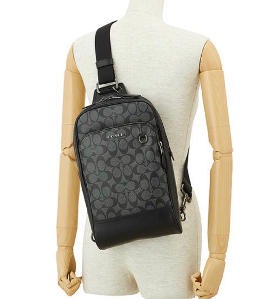 新品コーチ ウエストバッグ・ボディバッグ グレー COACH 89937 メンズ