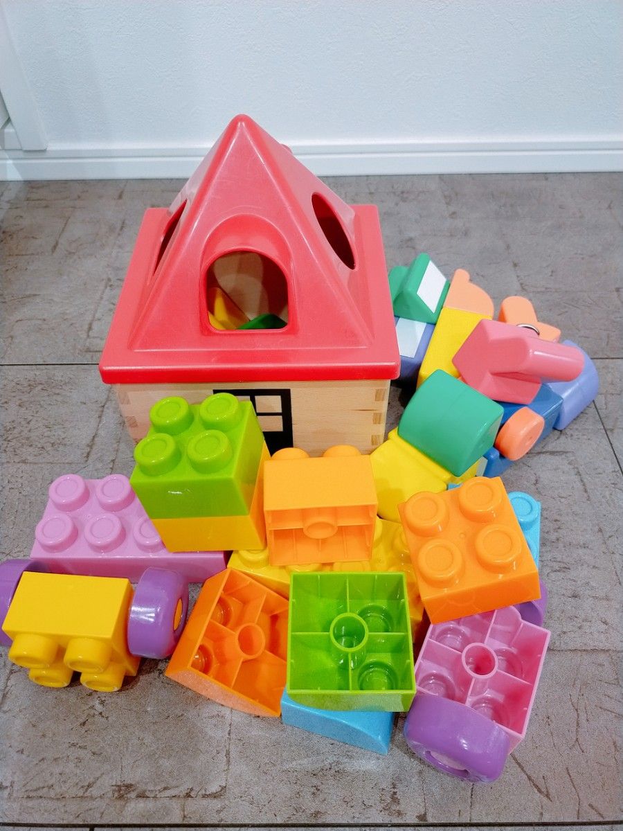 幼児 おもちゃ ブロック 型はめ 1歳から遊べる プラスチック