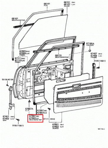 日産ブルーバード510フロント・リア/ドアシール4点セット_画像2