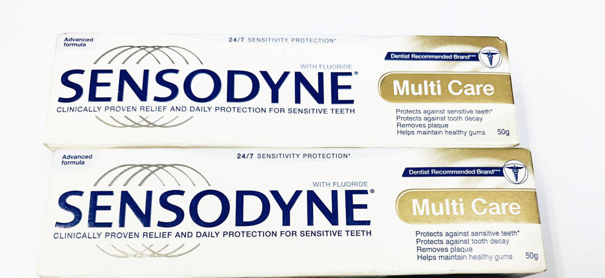  бесплатная доставка senso Dine 2 шт. комплект SENSODYNE Multi Care мульти- уход shumi tech to