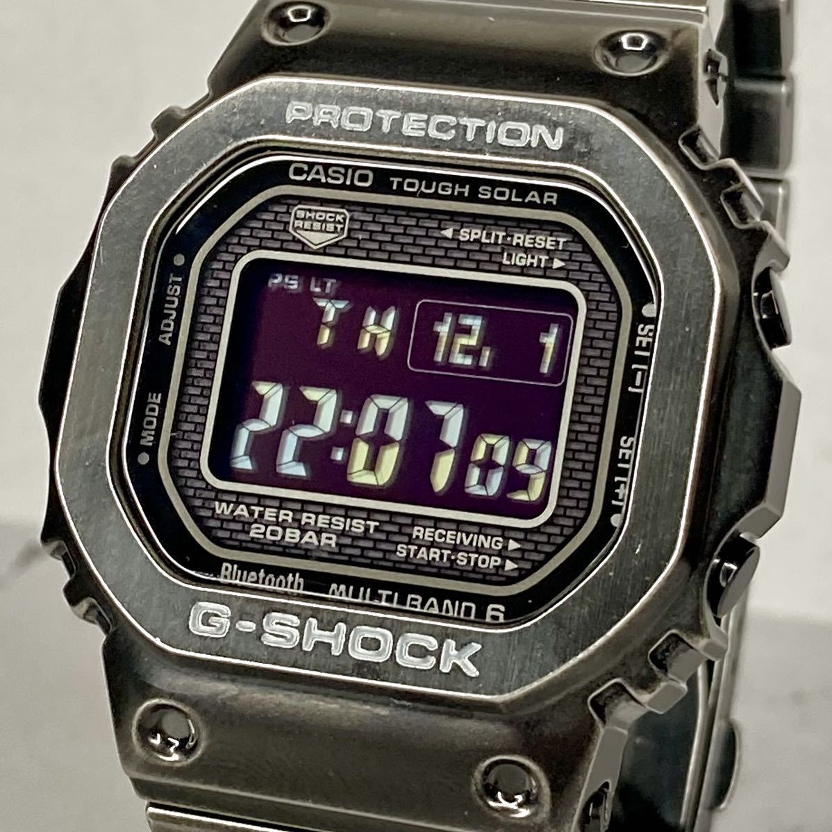 【ほぼ未使用】箱説付G-SHOCK GMW-B5000GD 電波ソーラーブラック Yahoo!オークション - 美品 箱説付G-SHOCK GMW-B5000GD-1JF