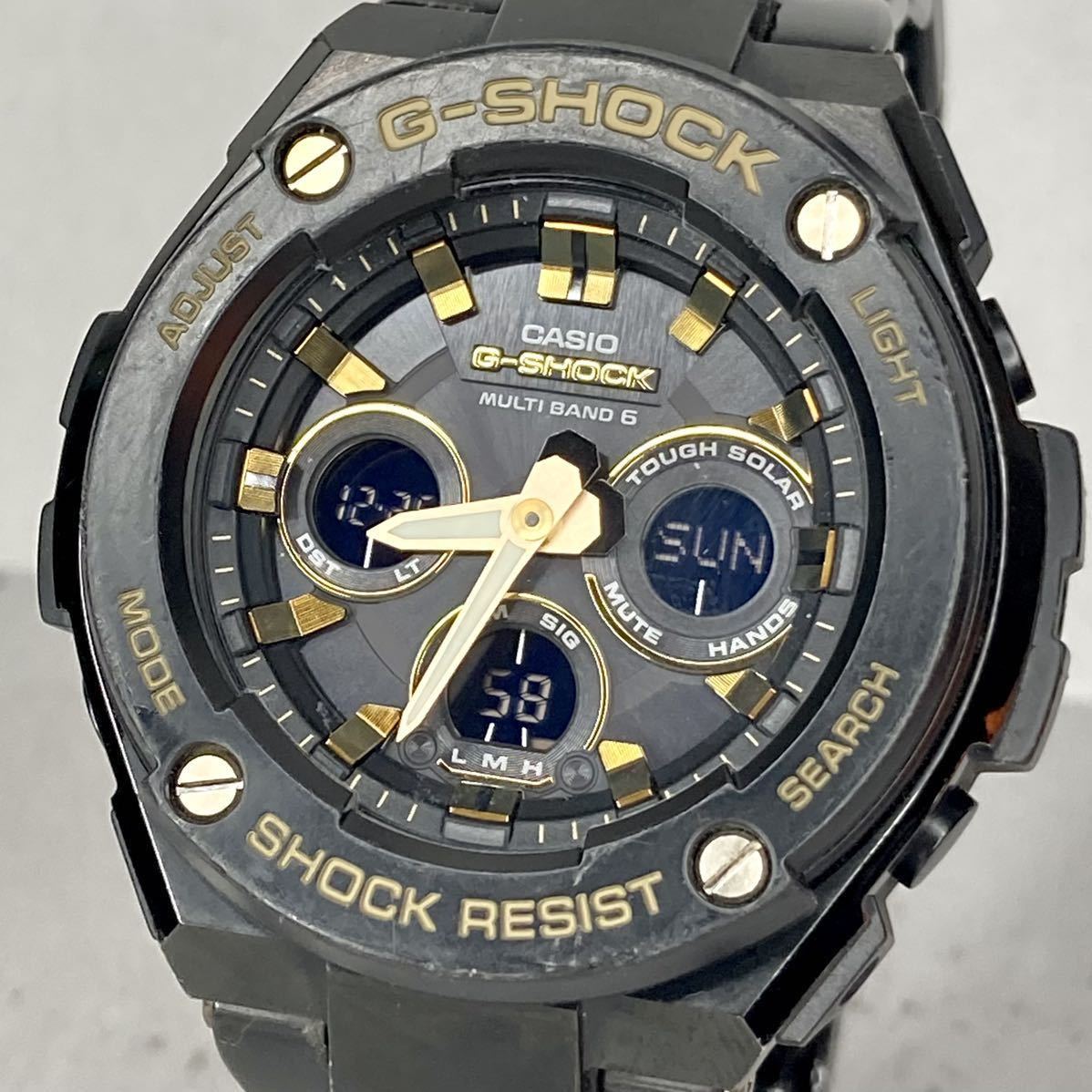 Yahoo!オークション - 良品G-SHOCK GST-W300BD-1AJF G-S...