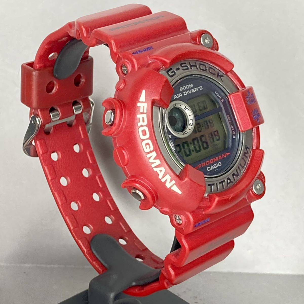 CASIO G-SHOCK DW-8201GF-4JF FROGMAN フロッグマン 赤蛙 メタリック
