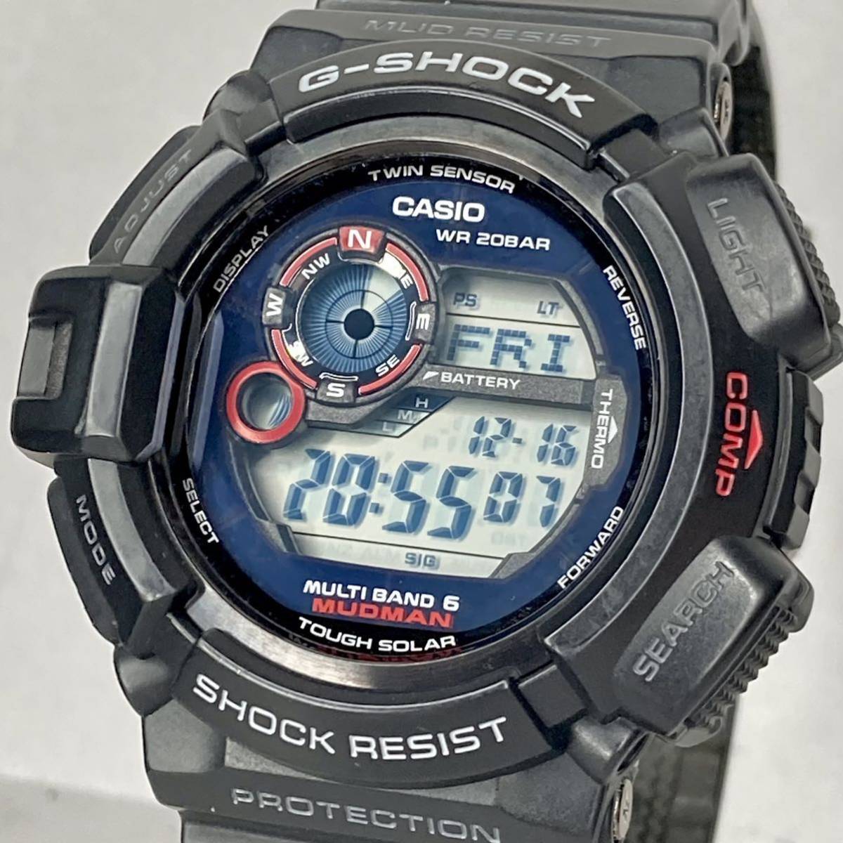 ヤフオク! - 極美品G-SHOCK GW-9300-1JF MUDMAN...