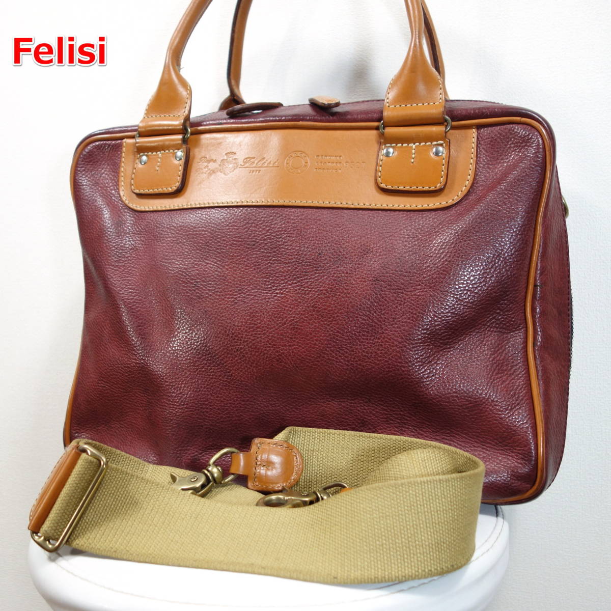 メーカー再生品】 Felisi フルレザートート 9327 フェリージ