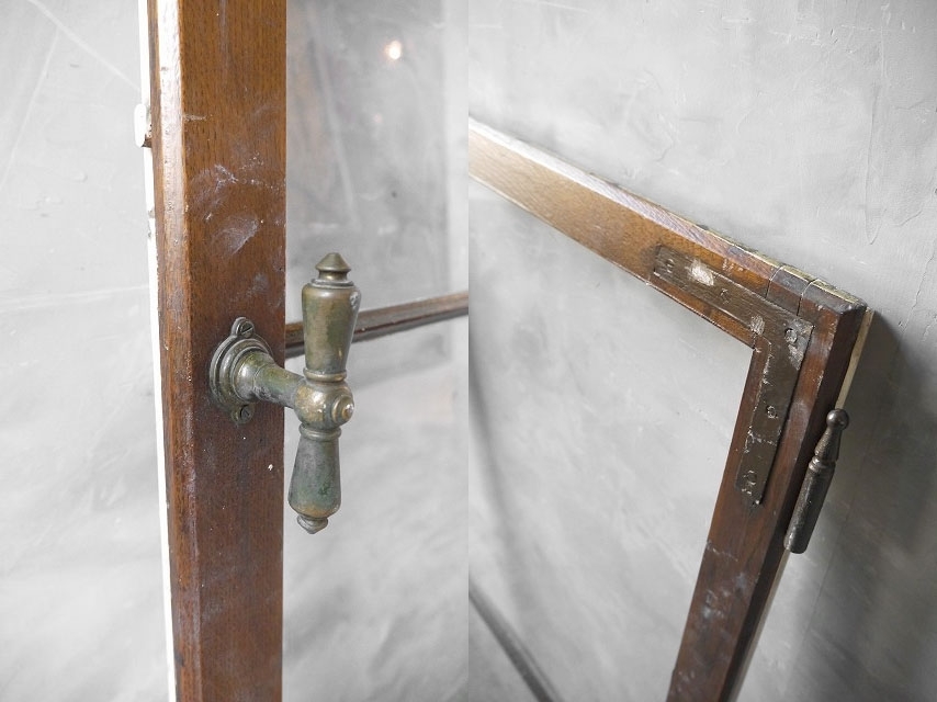 アンティーク フランス ガラス窓枠 B 窓 建具 店舗什器 アンティーク フランス ガラス窓枠 B 窓 建具 店舗什器