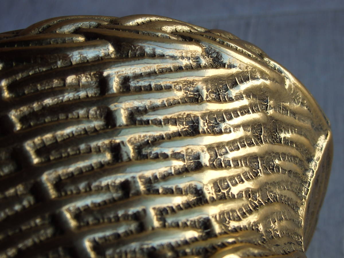 フランスアンティーク パニエ　ポット 小物入れ 容器 蚤の市 ブロカント ゴールド　トレイ　真鍮　ブラス　仏国_画像6