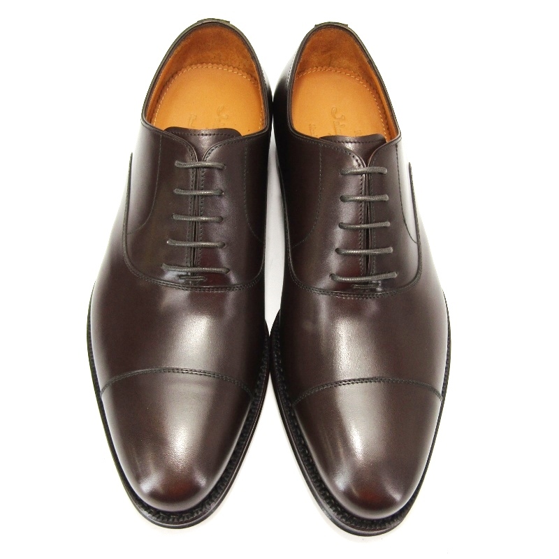 最大91%オフ! 美品 SANDERS 2242B 6 24.5cm パンチドキャップトゥ