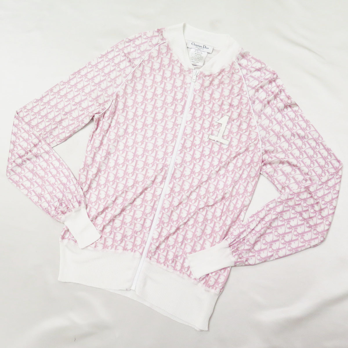 2004 Christian Dior Jersey Trotter Logo Jacket クリスチャン