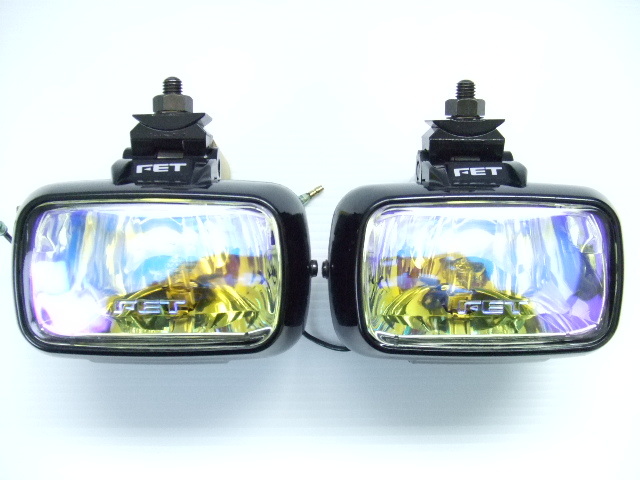  that time thing new goods FET MS-5 rectangle 13cm foglamp old car Showa era multi reflector ion crystal assistance light off-road MS5 CATZ CZL20 square shape 