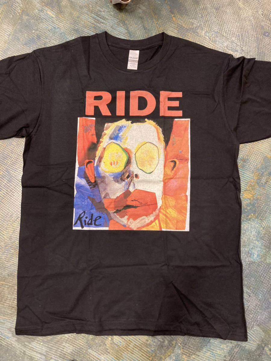 新品サイズXL/送料230円/同梱2枚可能/ギルダン5.3oz/ Ride(ライド)「Going Blank Again」Tシャツ ブラック_画像1