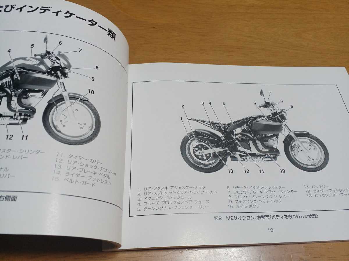 ■希少/おまけ付き/即決送料無料/日本語■ハーレーダビッドソンJapan/1997/BUELL/ビューエル/M2サイクロン使用説明書/オーナーズマニュアル_画像5