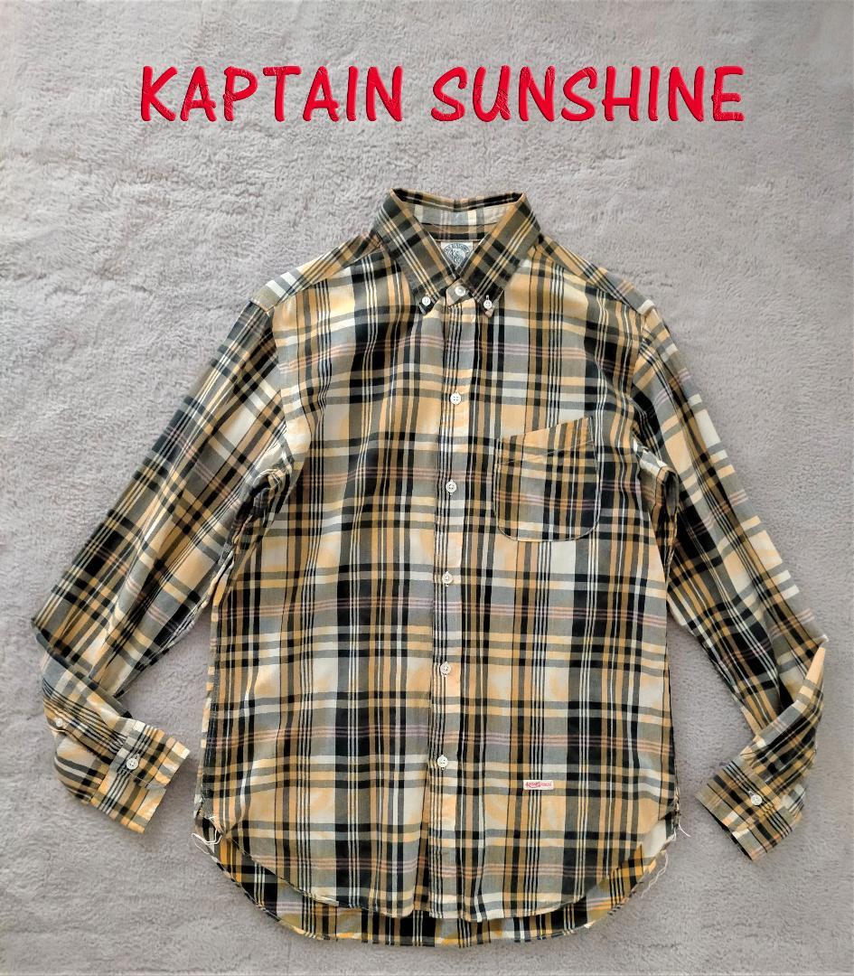 KAPTAIN SUNSHINE 希少 BDチャックシャツ m24902335674