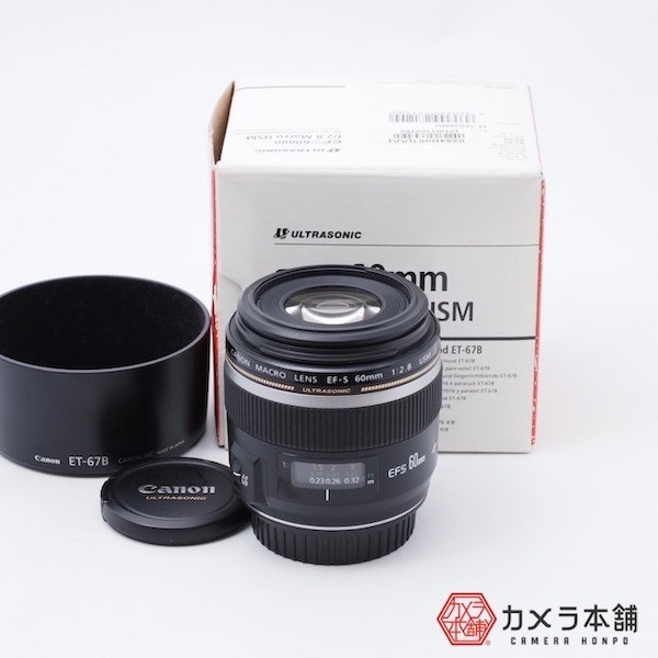 Canon キヤノン単焦点マクロレンズ EF-S60mm F2.8マクロ USM APS-C対応