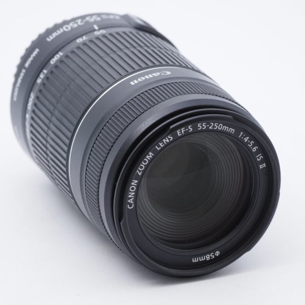 Canon 望遠ズームレンズ EF-S55-250mm F4-5.6 IS II APS-C対応 #5647