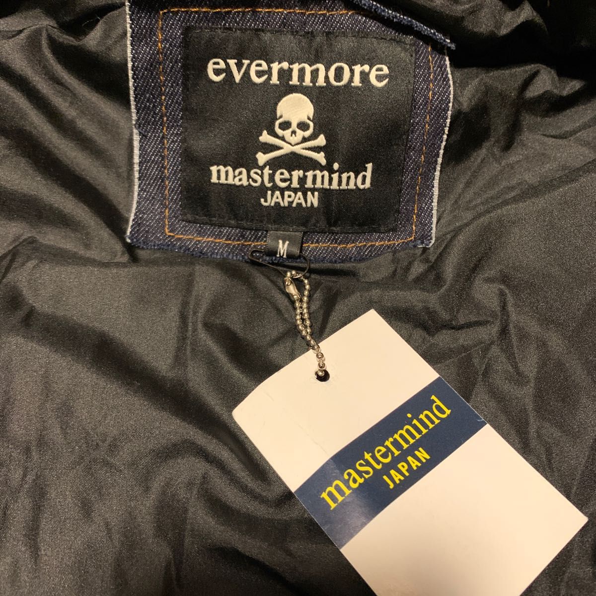 mastermind Japan evermore期 スカルデニム ダウンベスト