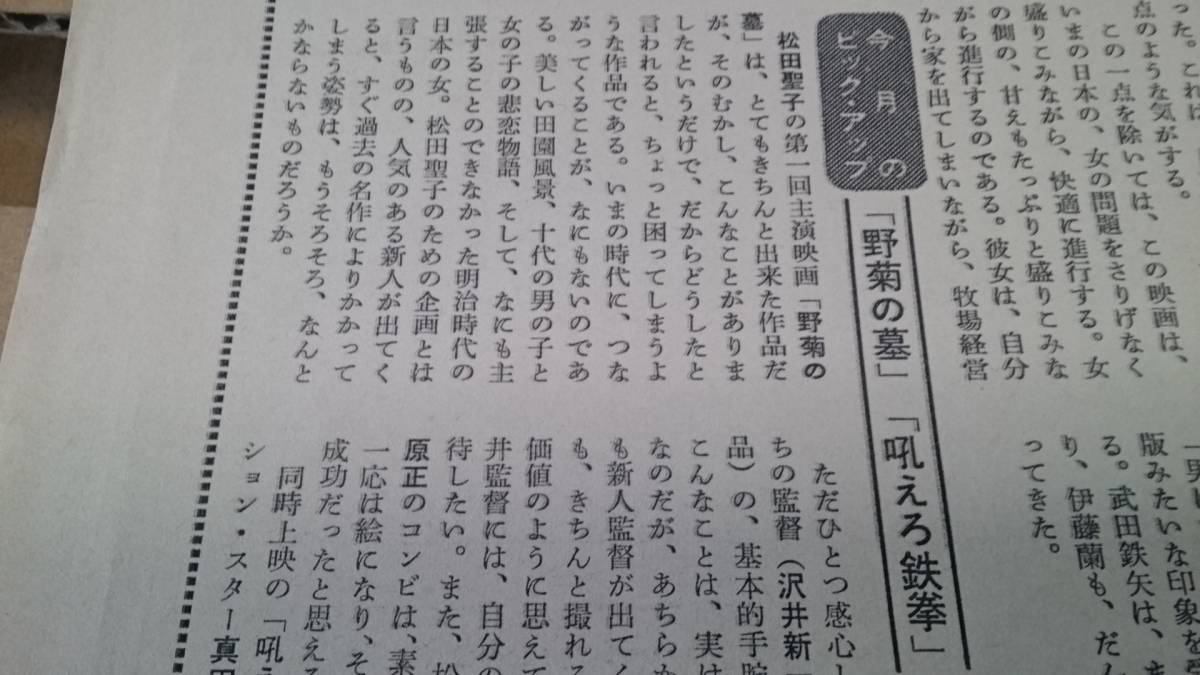 伊藤蘭、武田鉄矢、松田聖子、桑原正、桑田佳祐【俺とあいつの物語、野菊の墓】邦画試写室、【早い者勝ち→即決】BKHYSR1221_画像3