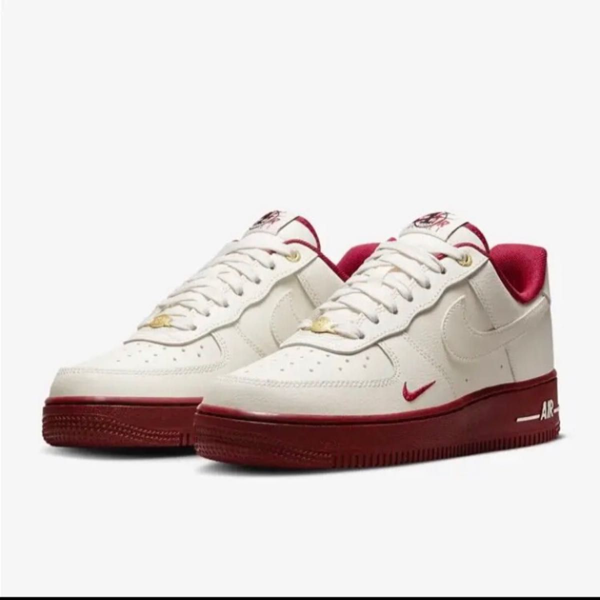 新品 25.5cm ナイキ ウィメンズ エアフォース1 40周年 レッド 赤 Nike