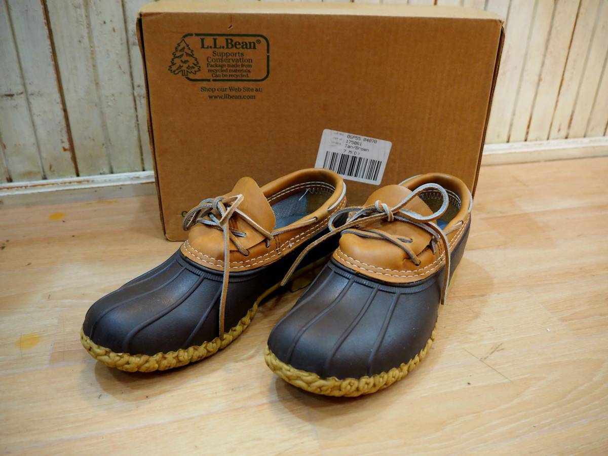 豪華 ◇L.L.BEAN ラバーモカシン ブーツ 25㎝ 美品 USED◇ 男性用