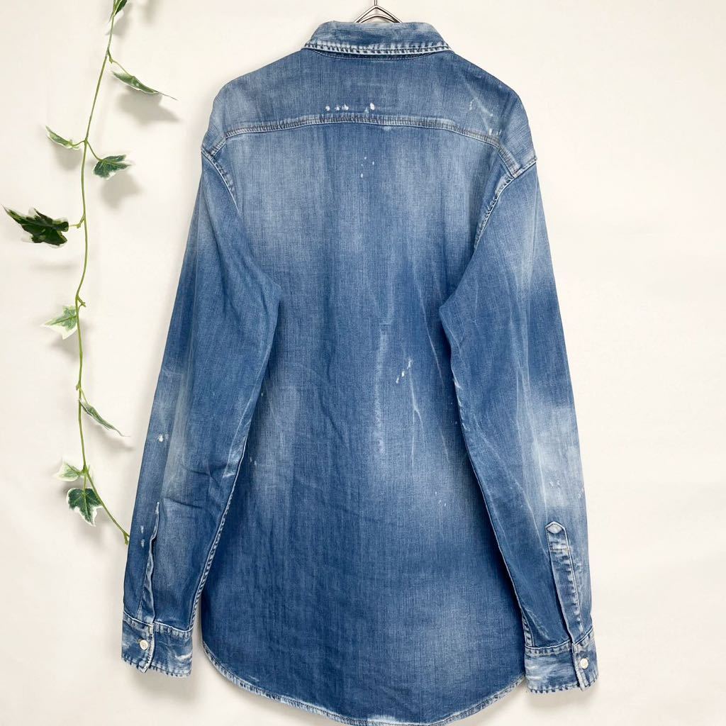定価7.2万 46 Dsquared2 ディースクエアード ハードウォッシュ