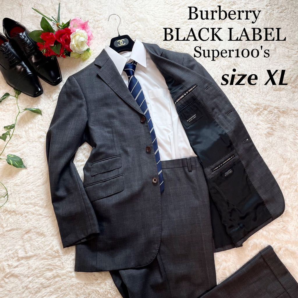 羊毛Super100's☆ウール生地☆ BURBERRY BLACK LABEL バーバリー