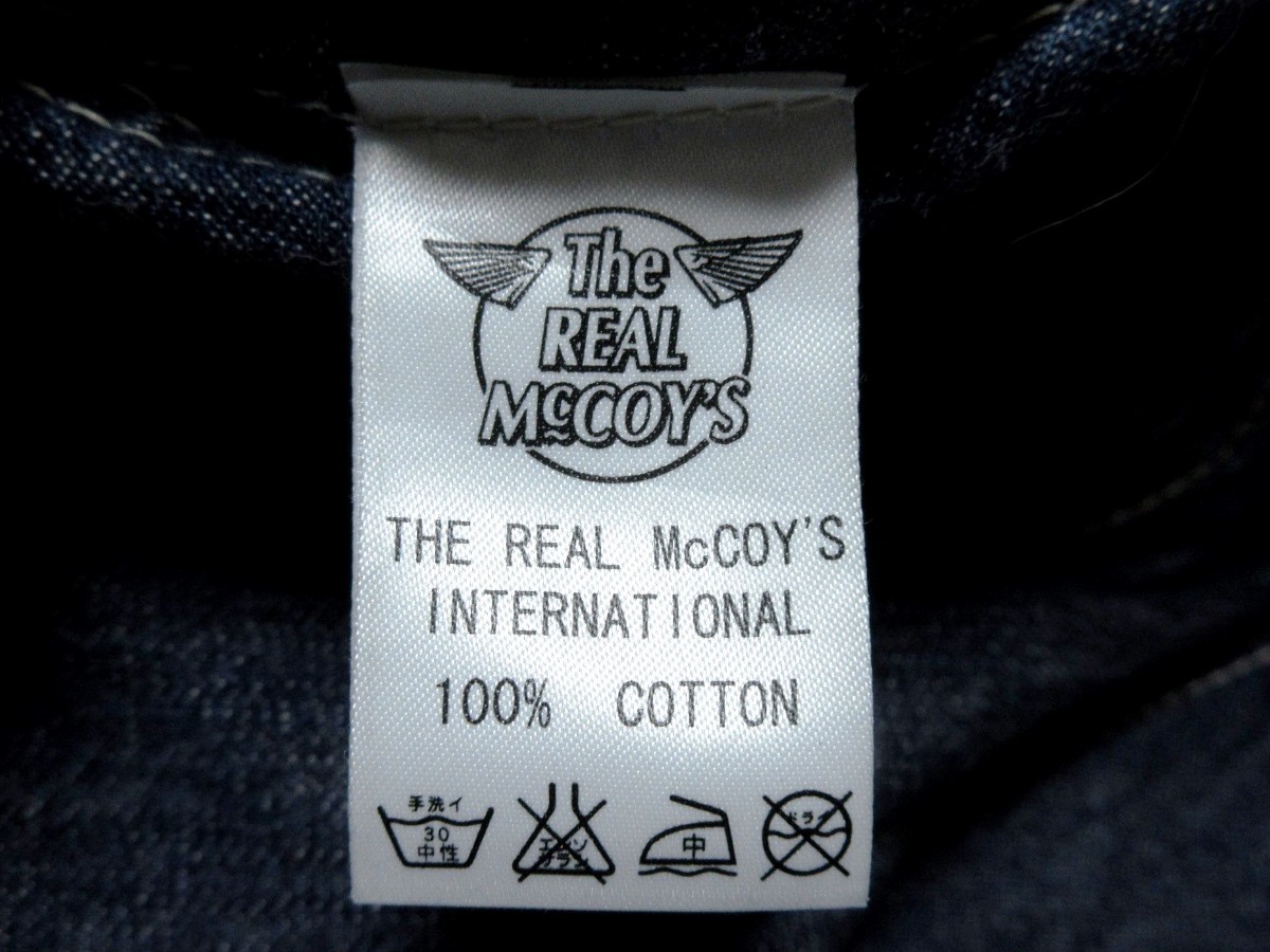  Joe mccoy JOE McCOY 8HOUR UNION Lot.744 Denim pe Inter shorts The Real McCoy's 