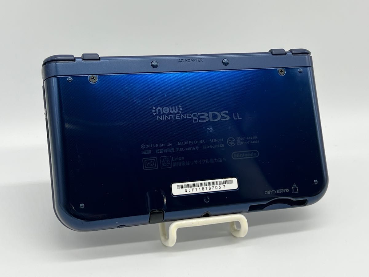 【液晶美品・完品】 Newニンテンドー3DS LL メタリックブルー 本体