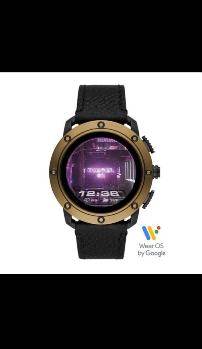 DIESEL ディーゼル スマートウォッチ ブラック ゴールド スマート