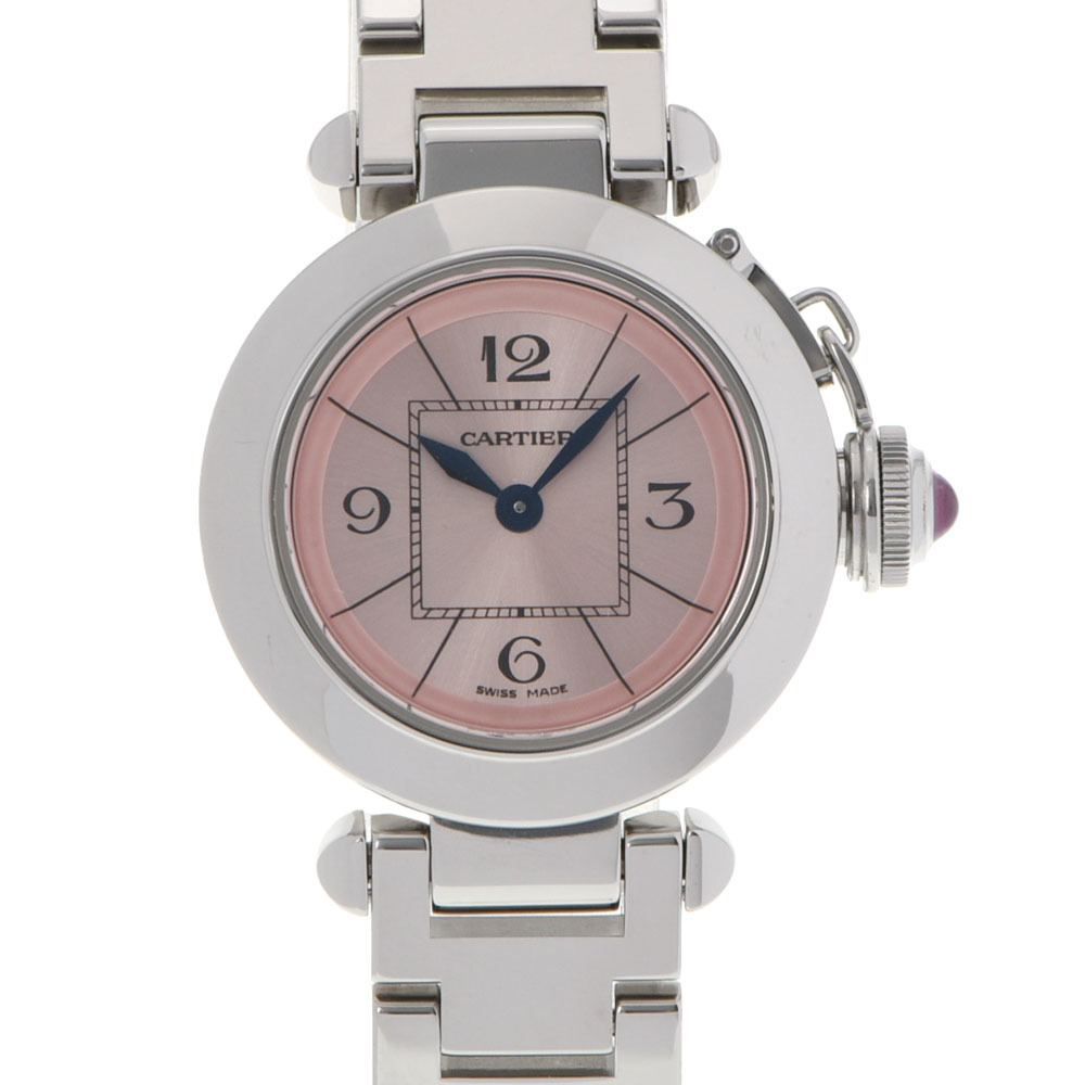 【セール】 CARTIER カルティエ ミスパシャ W3140008 レディース SS 腕時計 クオーツ ピンク文字盤 Aランク 中古 銀蔵 その他 【セール】 CARTIER カルティエ ミスパシャ W3140008 レディース SS 腕時計 クオーツ ピンク文字盤 Aランク 中古 銀蔵 その他
