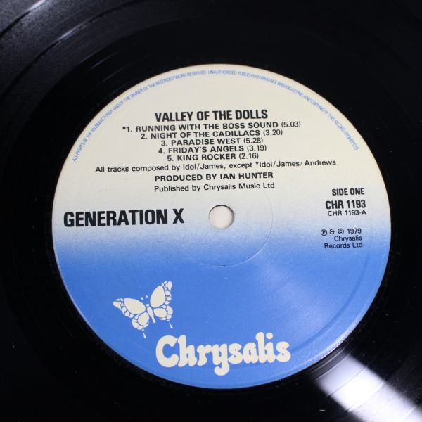 L04/LP/Generation X - Valley Of The Dolls/UK　Chrysalis CHR 1193_画像9