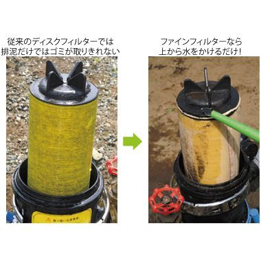 住化農業資材 ファインフィルター50 200M 200メッシュ 口径50A 本体