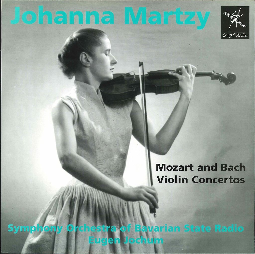 【未再生(Coup D'archet】 180g高音質仕様 JOHANNA MARTZY マルツィ／JOCHUM／MOZART AND BACH VIOLIN CONCERTOS