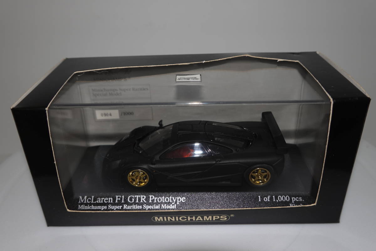 ☆1000台限定ミニチャンプス☆ 1/43マクラーレン McLarenF1 GTR Prototype Black_画像10