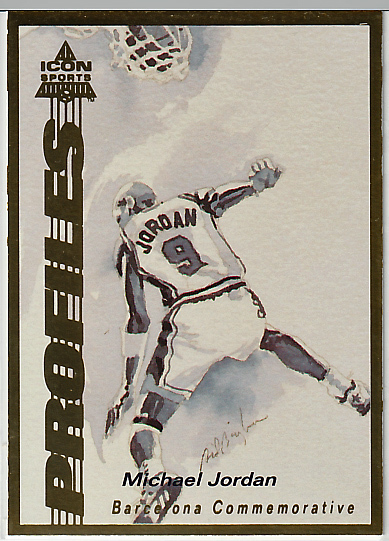 1992 ICON SPORTS【MICHAEL JORDAN】USA Barcelona Commemorative Edition PROFILES #17 SUMMER OLYMPICS_画像1