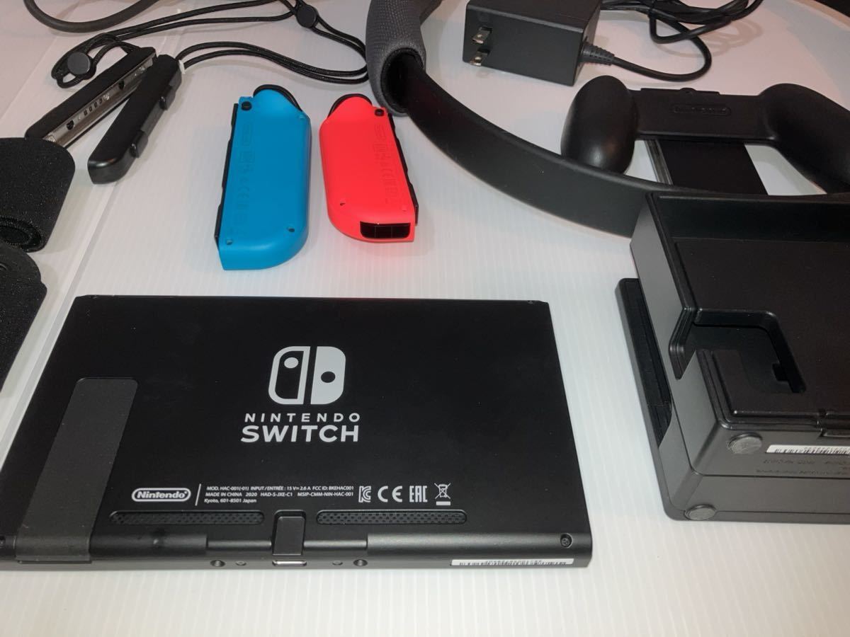 動作確認済 初期化済 ニンテンドースイッチ本体 リングフィットアドベンチャーセット ファミリートレーナーソフト付 Nintendo Switch