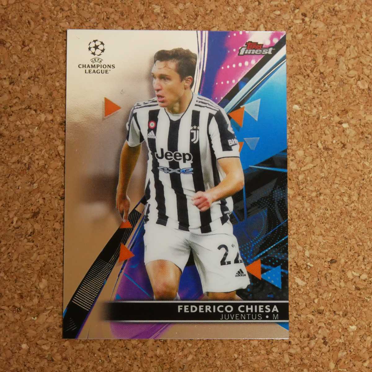 Topps finest Federico Chiesa トップスファイネスト フェデリコ・キエーザ ユヴェントス イタリア soccer_画像1